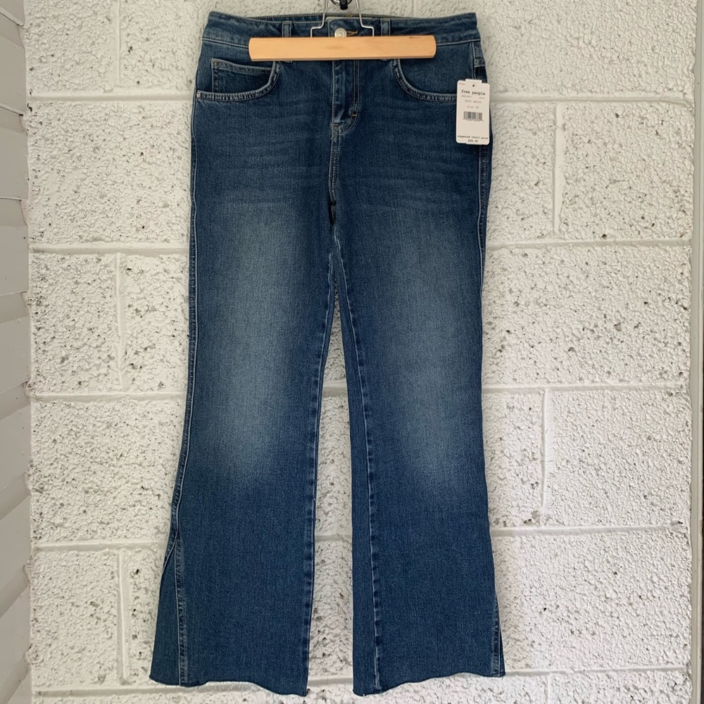 Free People Cropped Flare Jeans